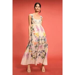 Marchesa Rosa Ramie Maxi Dress